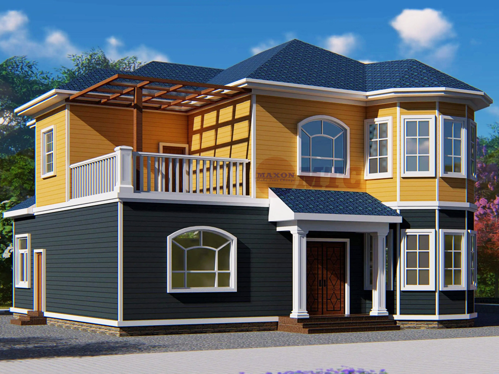 Sure! Here's a clear and concise **Alt Text** for that image:

**Alt Text:**
Modern home featuring energy-efficient IND roof and siding panels for insulation and durability.
