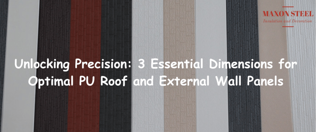 PU Roof and External Wall Panels