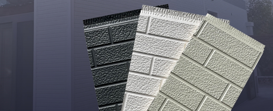 Brick pattern metal insulated wall panel